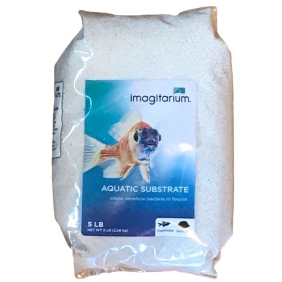 Imagitarium Fish White Aquarium Sand Aquatic Substrate 5lb Bag Poshmark